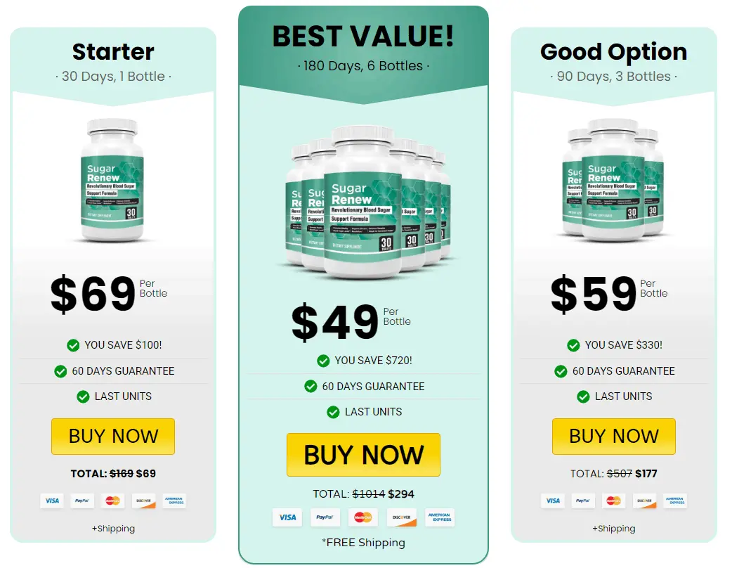 Sugar Renew Price